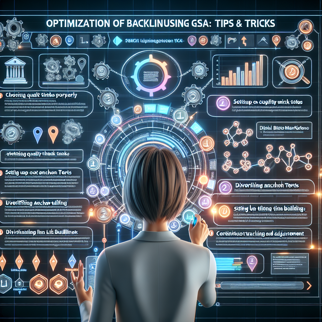 Optimasi Backlink dengan GSA: Tips dan Trik